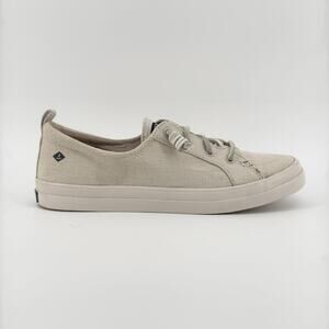 Sperry Crest Vibe Washed Linen Sneakers Women’s 9M Casual Comfort Pre-Owned